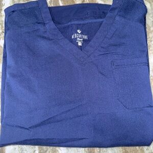 MED COUTURE NAVY MEDIUM SCRUB TOP